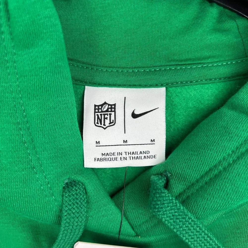 Nike Philadelphia Eagles NFL Hoodie Women Medium Green Fleece Pullover New M